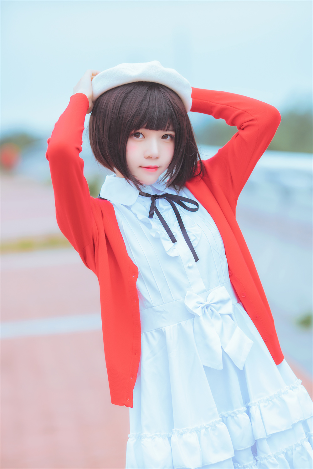 图片[1]-桜桃喵 VOL.007 [33P] 加藤惠系列之常服-微密空间-全网最全抖音网红铁粉空间写真